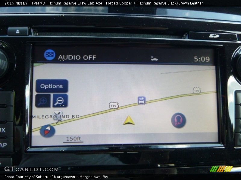 Navigation of 2016 TITAN XD Platinum Reserve Crew Cab 4x4