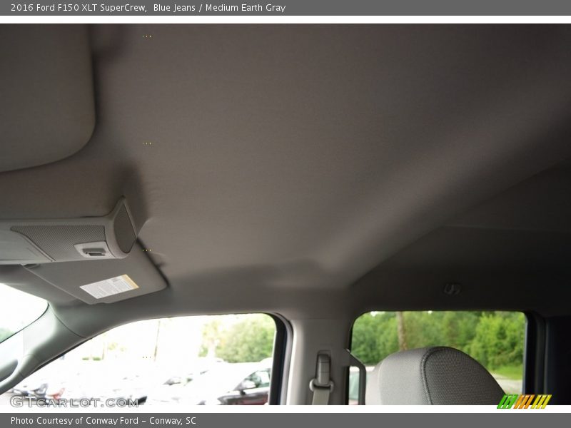 Blue Jeans / Medium Earth Gray 2016 Ford F150 XLT SuperCrew