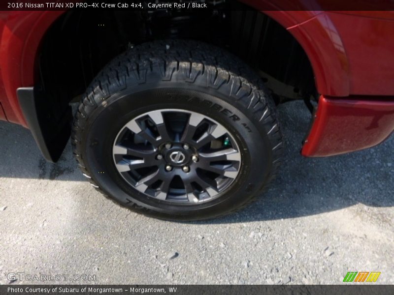 Cayenne Red / Black 2016 Nissan TITAN XD PRO-4X Crew Cab 4x4