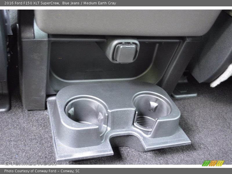Blue Jeans / Medium Earth Gray 2016 Ford F150 XLT SuperCrew