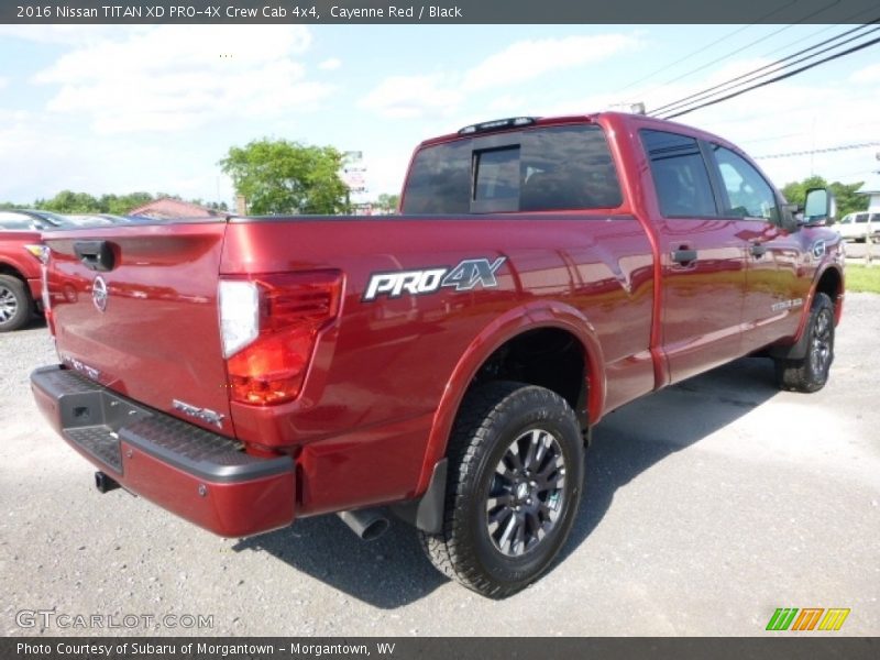  2016 TITAN XD PRO-4X Crew Cab 4x4 Cayenne Red