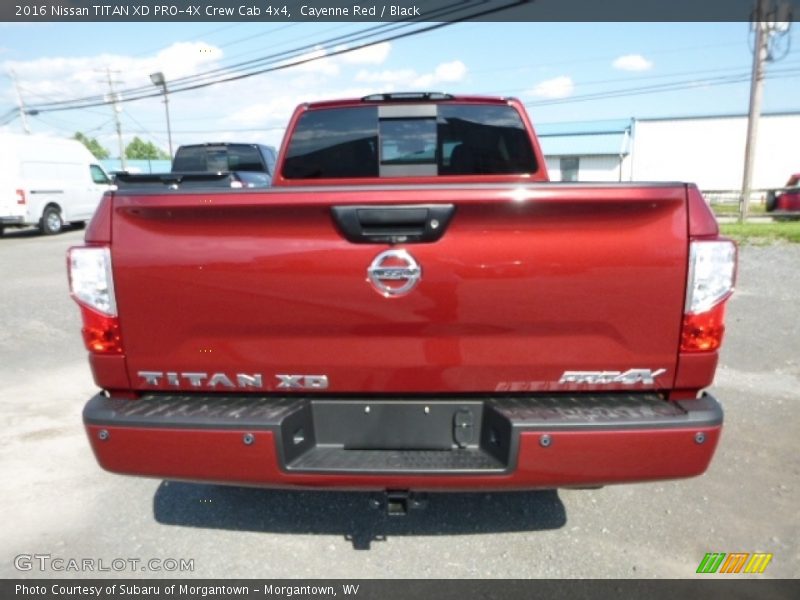 Cayenne Red / Black 2016 Nissan TITAN XD PRO-4X Crew Cab 4x4