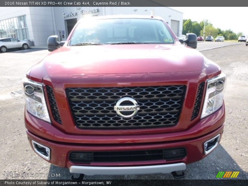 Cayenne Red / Black 2016 Nissan TITAN XD PRO-4X Crew Cab 4x4