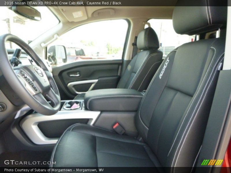 2016 TITAN XD PRO-4X Crew Cab 4x4 Black Interior
