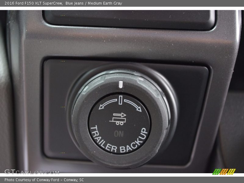 Blue Jeans / Medium Earth Gray 2016 Ford F150 XLT SuperCrew