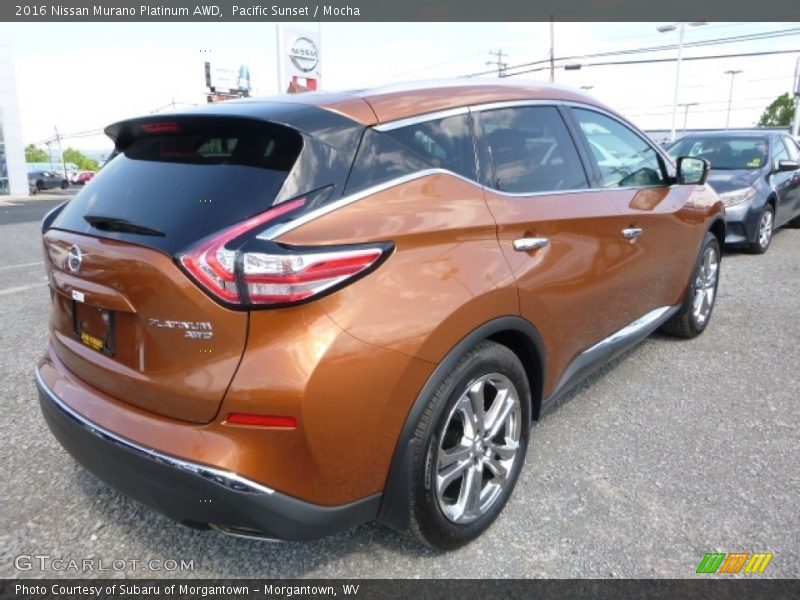 Pacific Sunset / Mocha 2016 Nissan Murano Platinum AWD