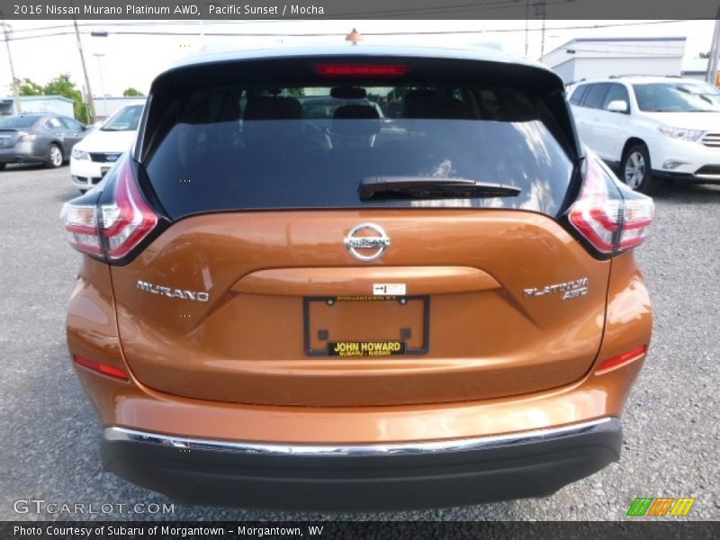 Pacific Sunset / Mocha 2016 Nissan Murano Platinum AWD