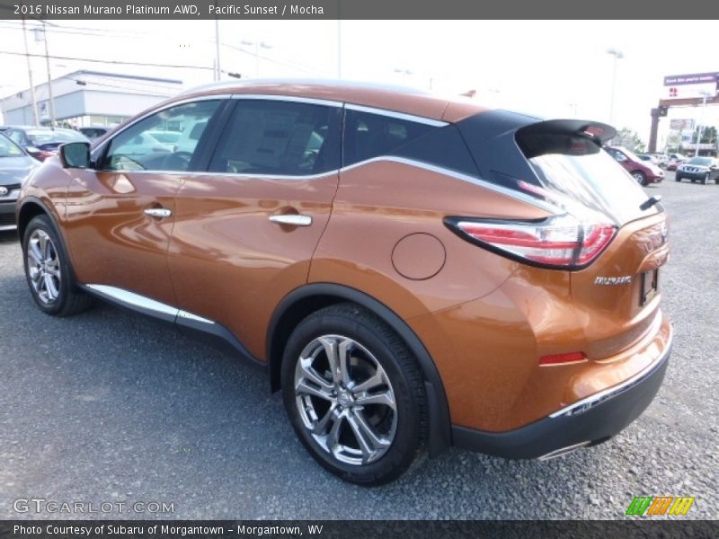 Pacific Sunset / Mocha 2016 Nissan Murano Platinum AWD