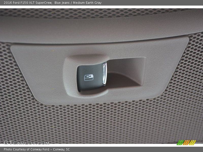 Blue Jeans / Medium Earth Gray 2016 Ford F150 XLT SuperCrew