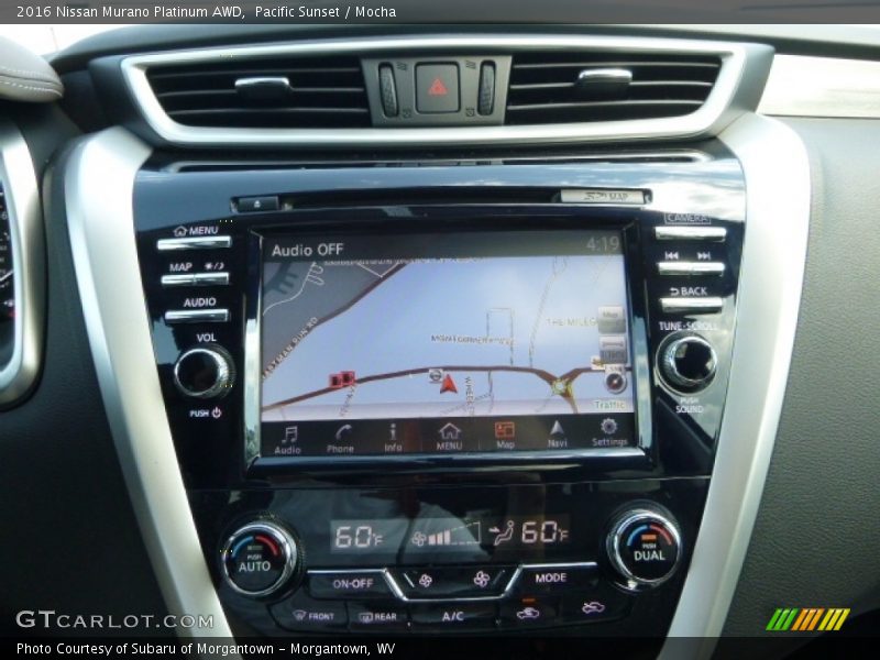Pacific Sunset / Mocha 2016 Nissan Murano Platinum AWD