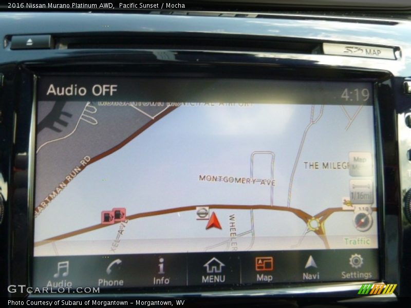 Pacific Sunset / Mocha 2016 Nissan Murano Platinum AWD