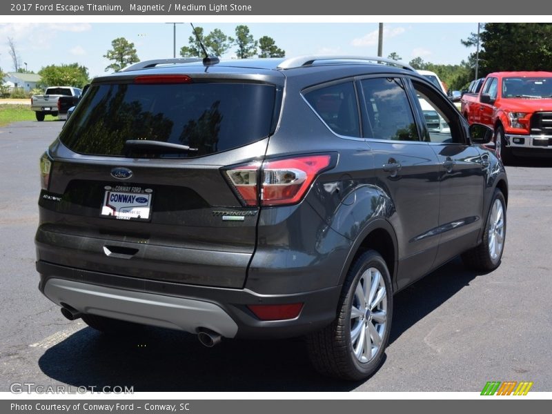 Magnetic / Medium Light Stone 2017 Ford Escape Titanium