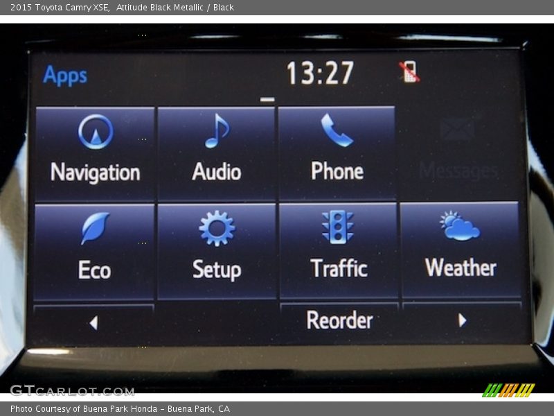 Attitude Black Metallic / Black 2015 Toyota Camry XSE