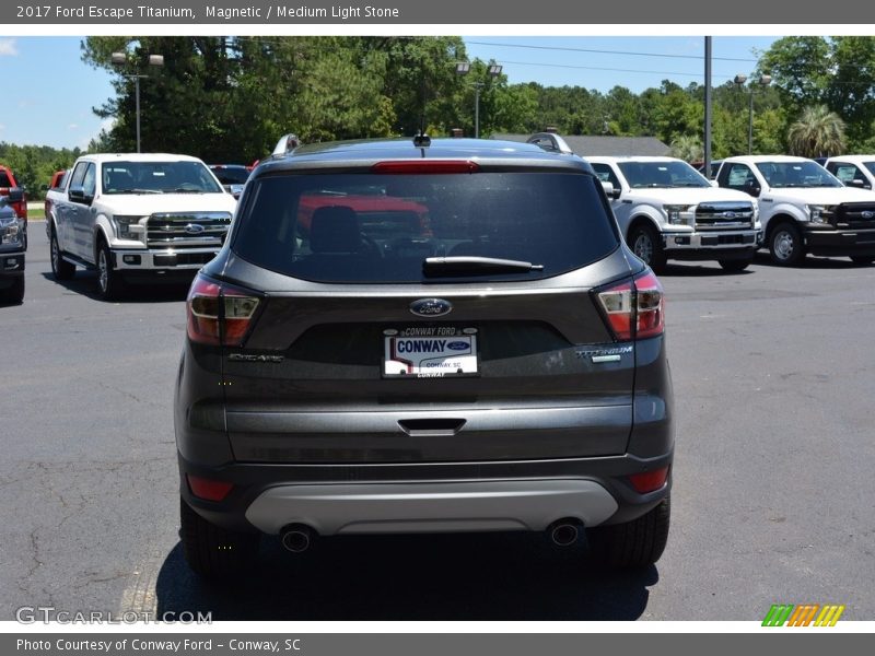 Magnetic / Medium Light Stone 2017 Ford Escape Titanium