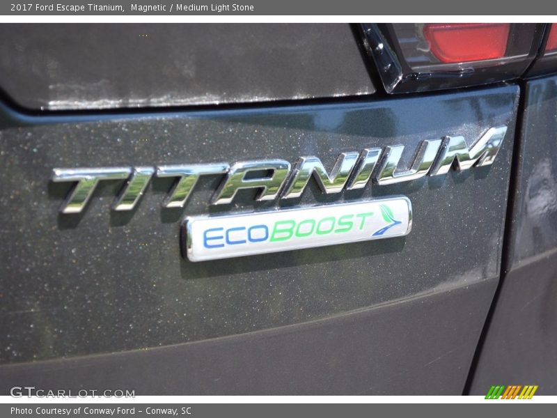 Magnetic / Medium Light Stone 2017 Ford Escape Titanium