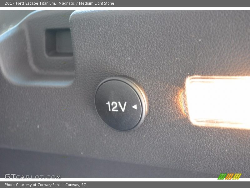 Magnetic / Medium Light Stone 2017 Ford Escape Titanium