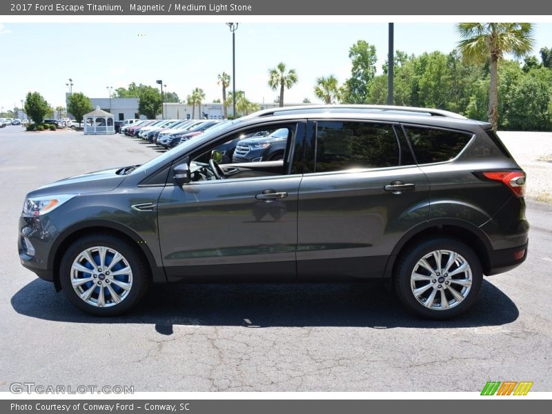 Magnetic / Medium Light Stone 2017 Ford Escape Titanium