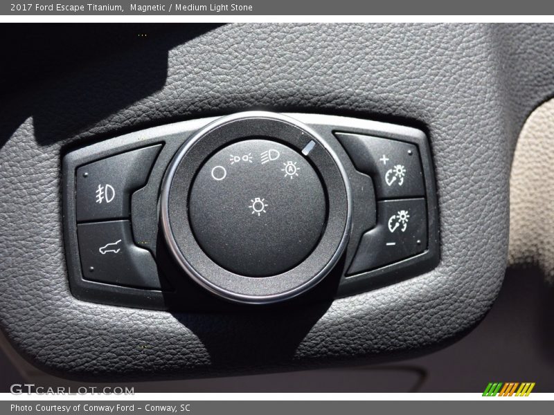 Magnetic / Medium Light Stone 2017 Ford Escape Titanium