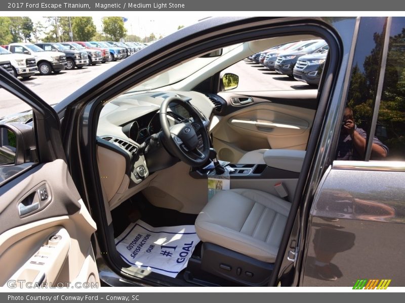 Magnetic / Medium Light Stone 2017 Ford Escape Titanium