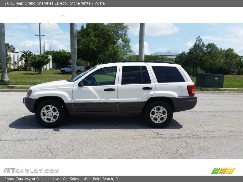 Stone White / Agate 2001 Jeep Grand Cherokee Laredo