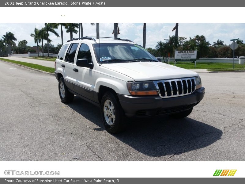 Stone White / Agate 2001 Jeep Grand Cherokee Laredo
