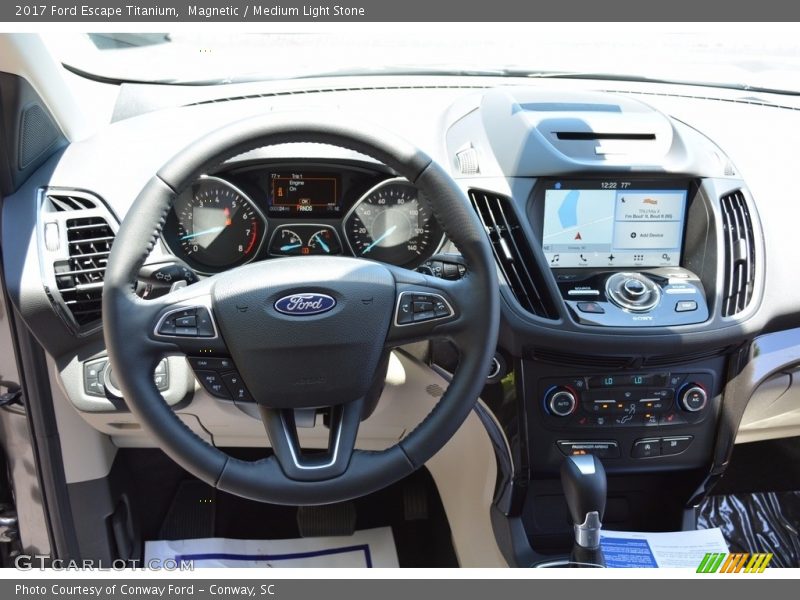 Magnetic / Medium Light Stone 2017 Ford Escape Titanium