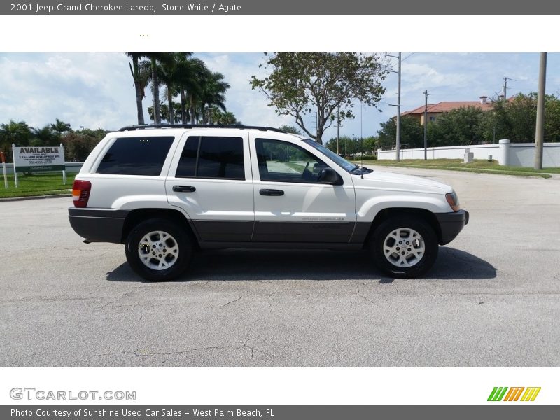 Stone White / Agate 2001 Jeep Grand Cherokee Laredo