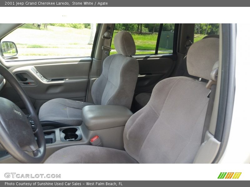 Stone White / Agate 2001 Jeep Grand Cherokee Laredo
