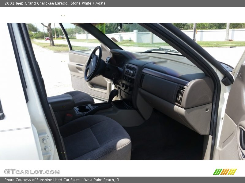Stone White / Agate 2001 Jeep Grand Cherokee Laredo