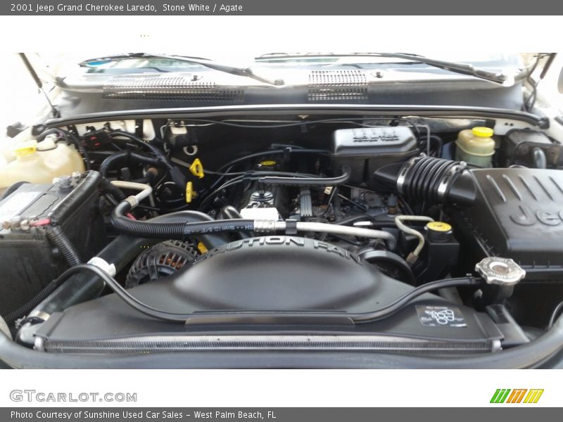 Stone White / Agate 2001 Jeep Grand Cherokee Laredo