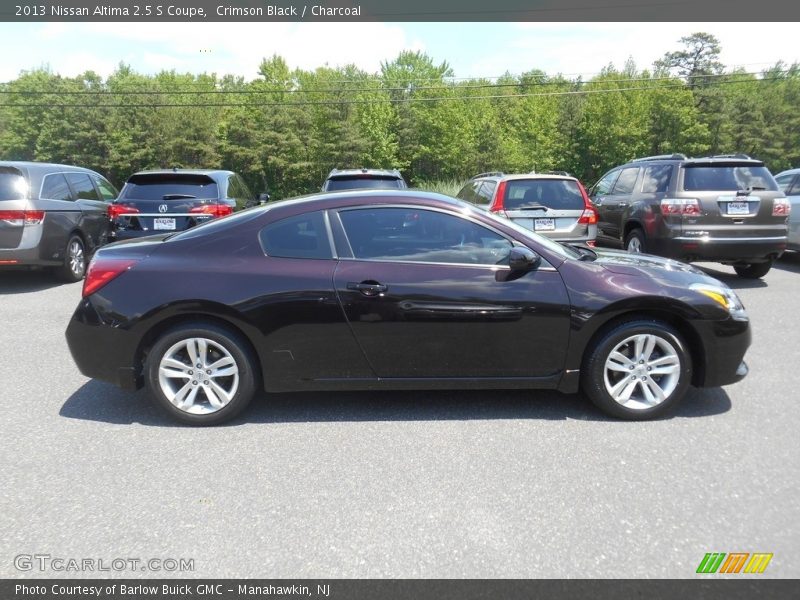 Crimson Black / Charcoal 2013 Nissan Altima 2.5 S Coupe