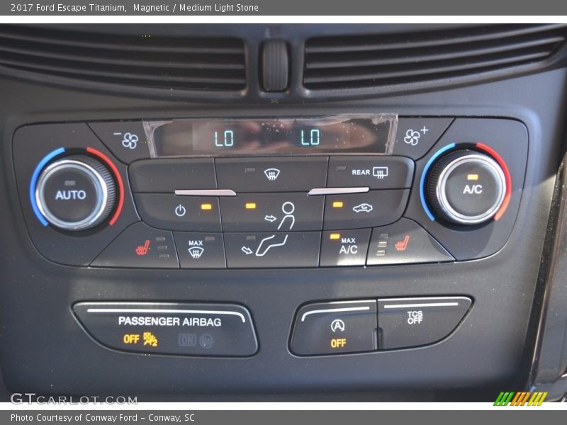 Magnetic / Medium Light Stone 2017 Ford Escape Titanium