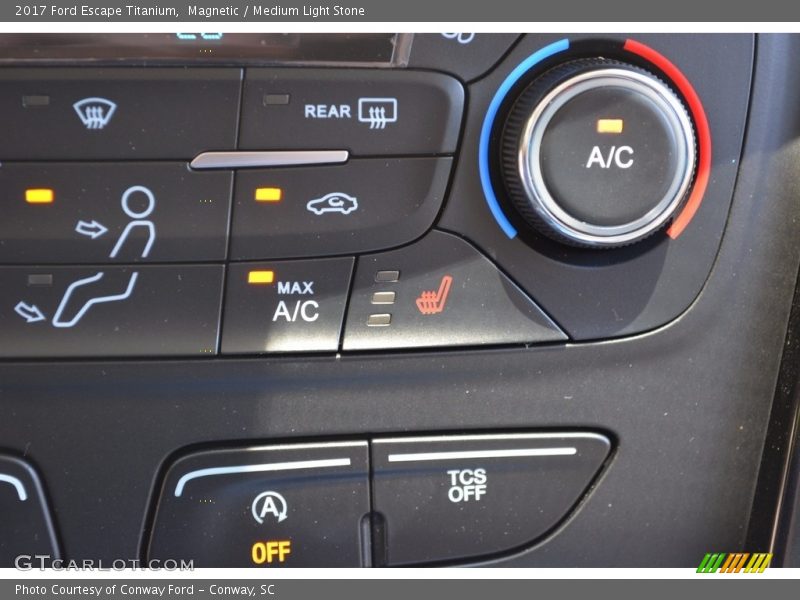 Magnetic / Medium Light Stone 2017 Ford Escape Titanium
