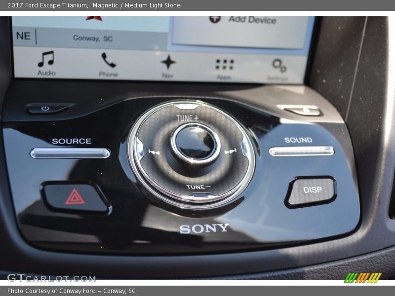 Magnetic / Medium Light Stone 2017 Ford Escape Titanium
