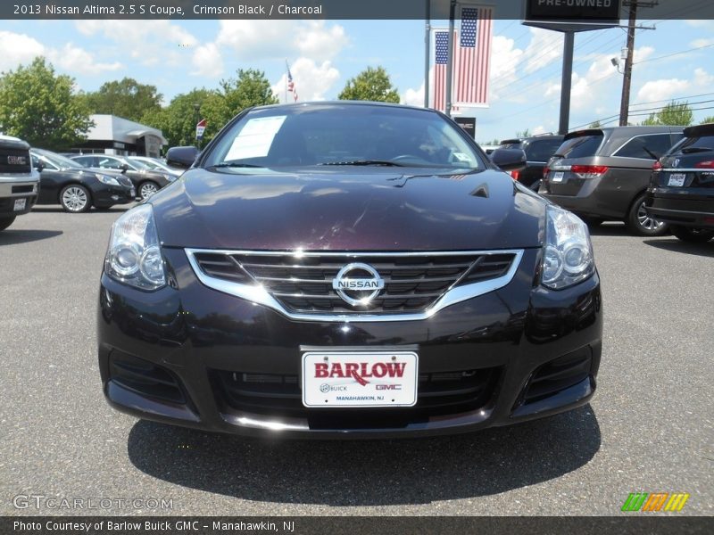 Crimson Black / Charcoal 2013 Nissan Altima 2.5 S Coupe