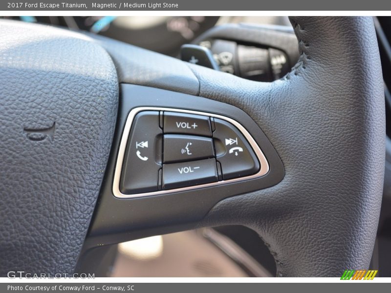 Magnetic / Medium Light Stone 2017 Ford Escape Titanium
