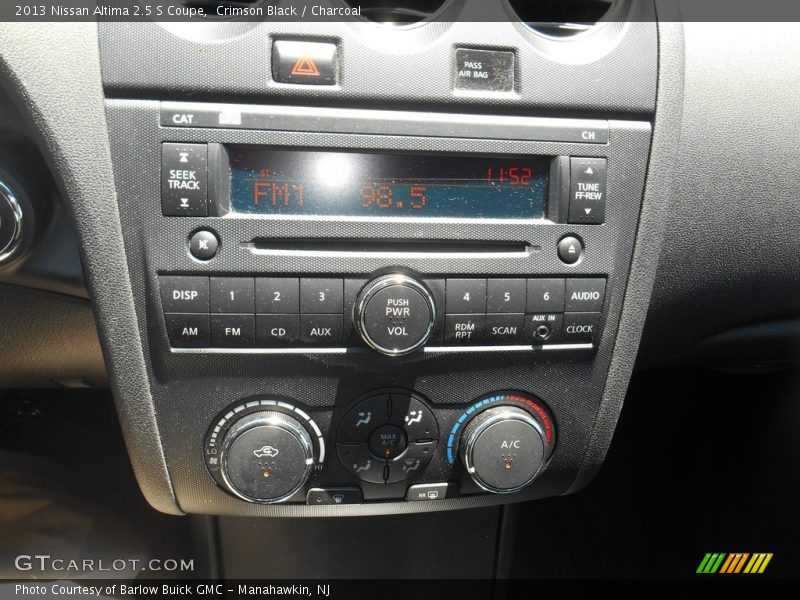 Crimson Black / Charcoal 2013 Nissan Altima 2.5 S Coupe