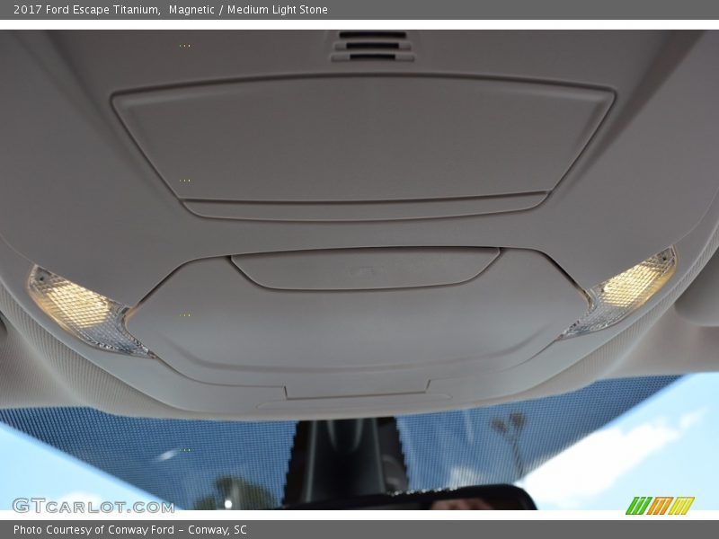 Magnetic / Medium Light Stone 2017 Ford Escape Titanium