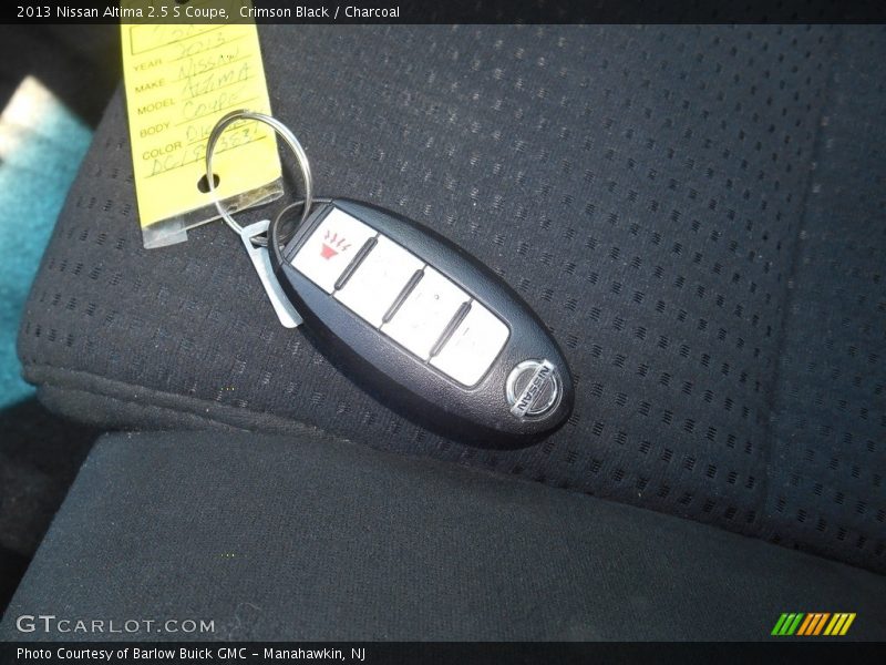 Crimson Black / Charcoal 2013 Nissan Altima 2.5 S Coupe