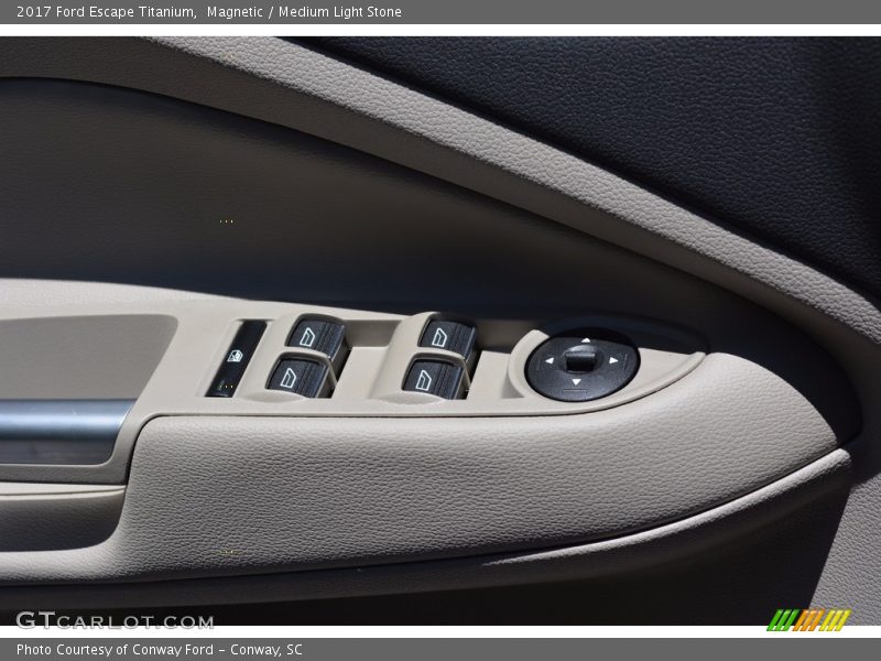 Magnetic / Medium Light Stone 2017 Ford Escape Titanium