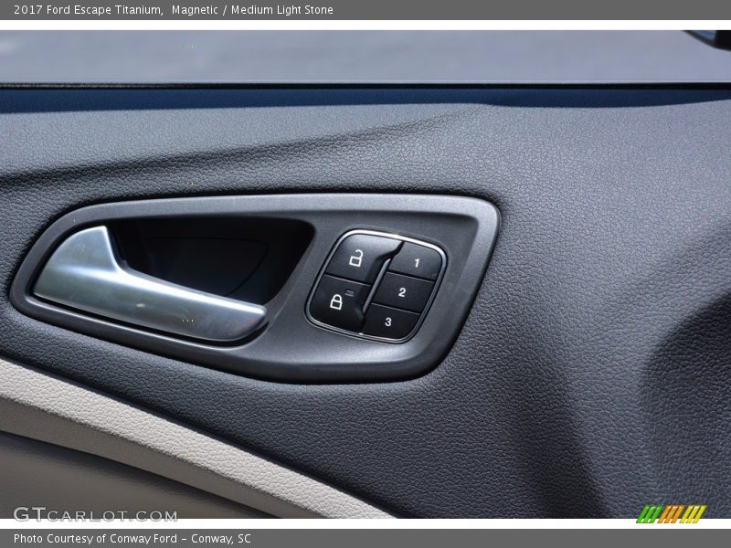 Magnetic / Medium Light Stone 2017 Ford Escape Titanium