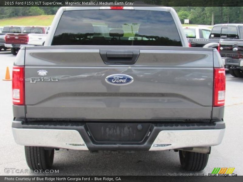Magnetic Metallic / Medium Earth Gray 2015 Ford F150 XLT SuperCrew