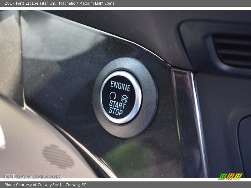Magnetic / Medium Light Stone 2017 Ford Escape Titanium