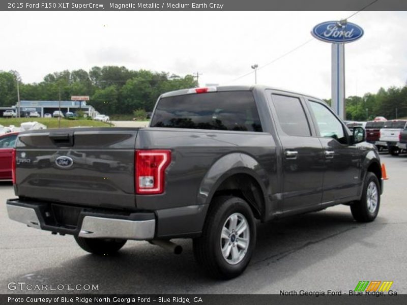 Magnetic Metallic / Medium Earth Gray 2015 Ford F150 XLT SuperCrew