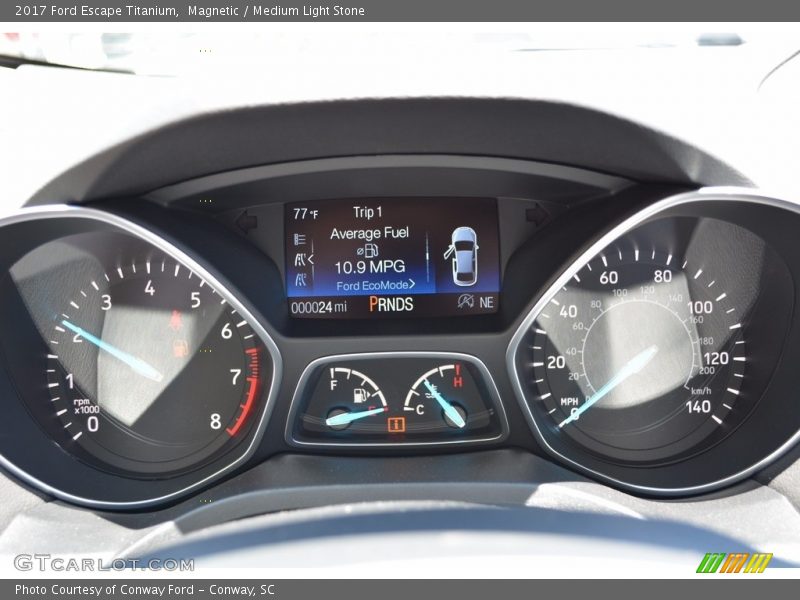 Magnetic / Medium Light Stone 2017 Ford Escape Titanium