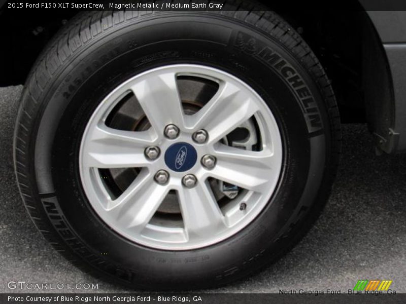 Magnetic Metallic / Medium Earth Gray 2015 Ford F150 XLT SuperCrew