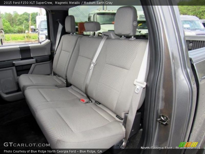 Magnetic Metallic / Medium Earth Gray 2015 Ford F150 XLT SuperCrew