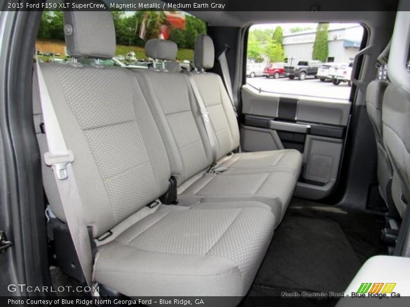 Magnetic Metallic / Medium Earth Gray 2015 Ford F150 XLT SuperCrew