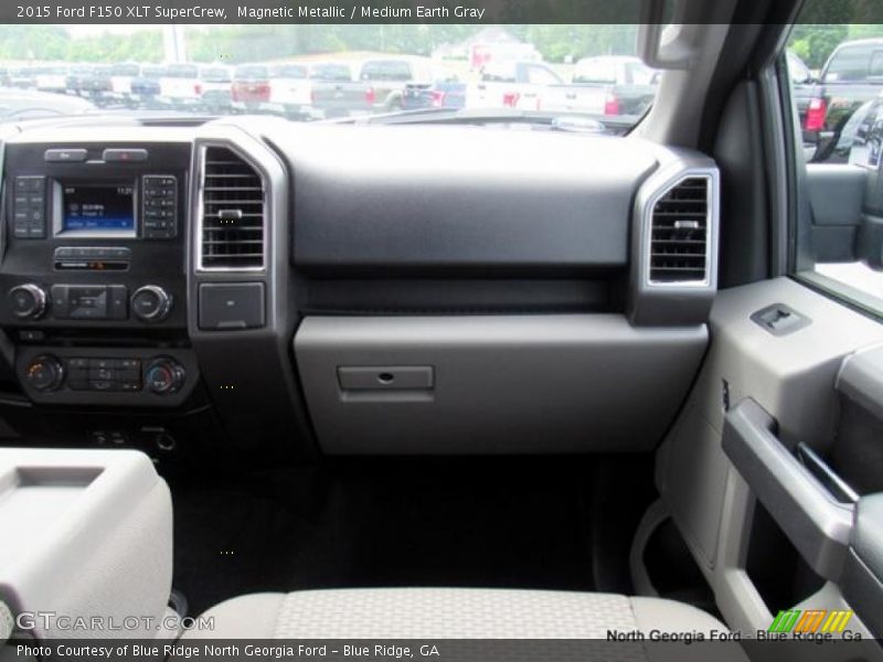 Magnetic Metallic / Medium Earth Gray 2015 Ford F150 XLT SuperCrew