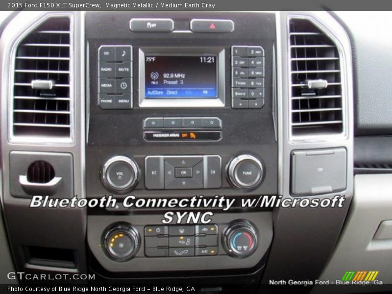 Magnetic Metallic / Medium Earth Gray 2015 Ford F150 XLT SuperCrew